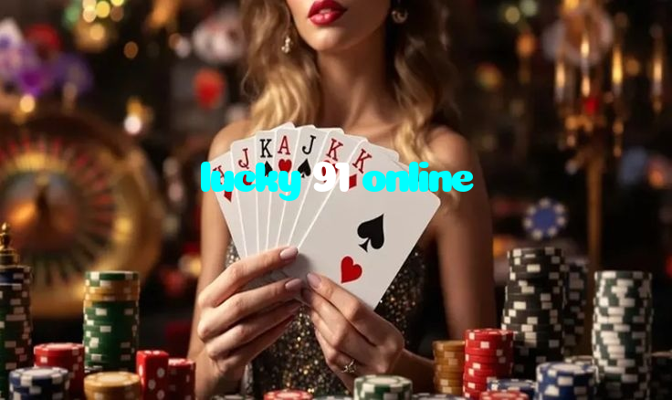 lucky 91 online casino presented on mobile device in Pakistan with slots and live games